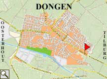 Kaart van Dongen